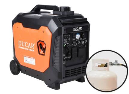 Génératrice silencieuse 4400W (Propane et essence) Ducar